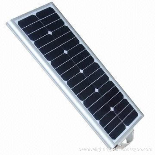 LED Solar Street Lamps, 30W Power, All-in-one Integrated with Motion Sensor